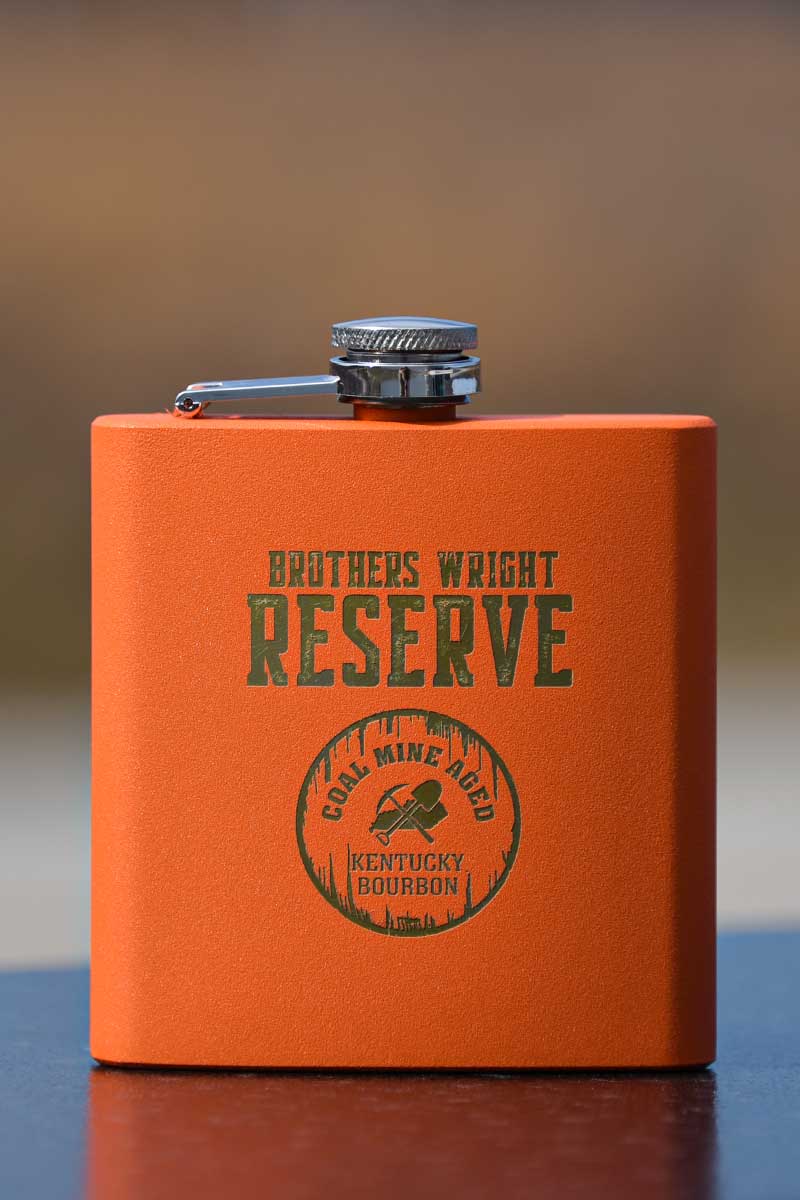 Brothers Wright Reserve - Orange 6oz Flask