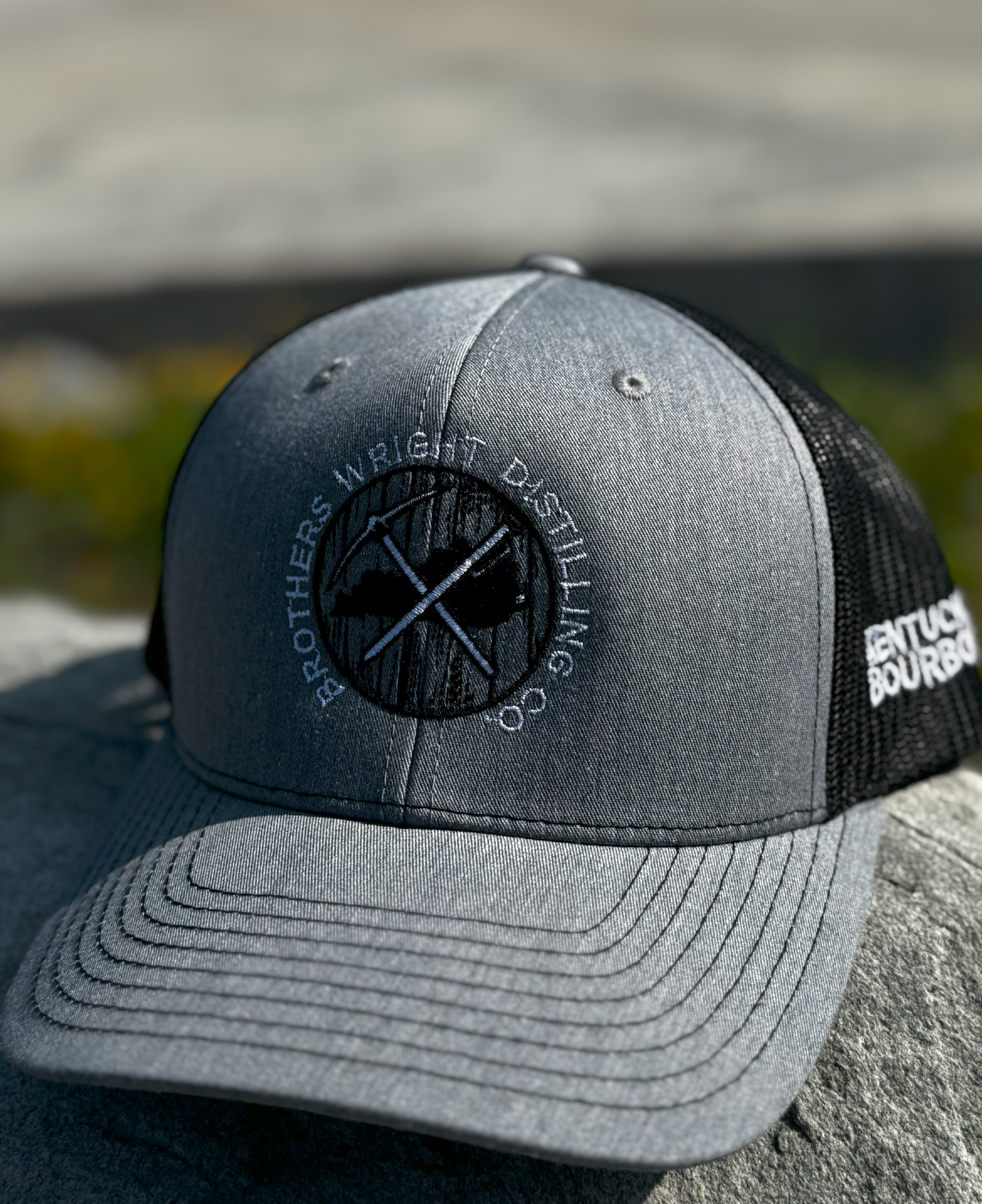 BWDC – Heather Grey/Black Embroidered Richardson Hat