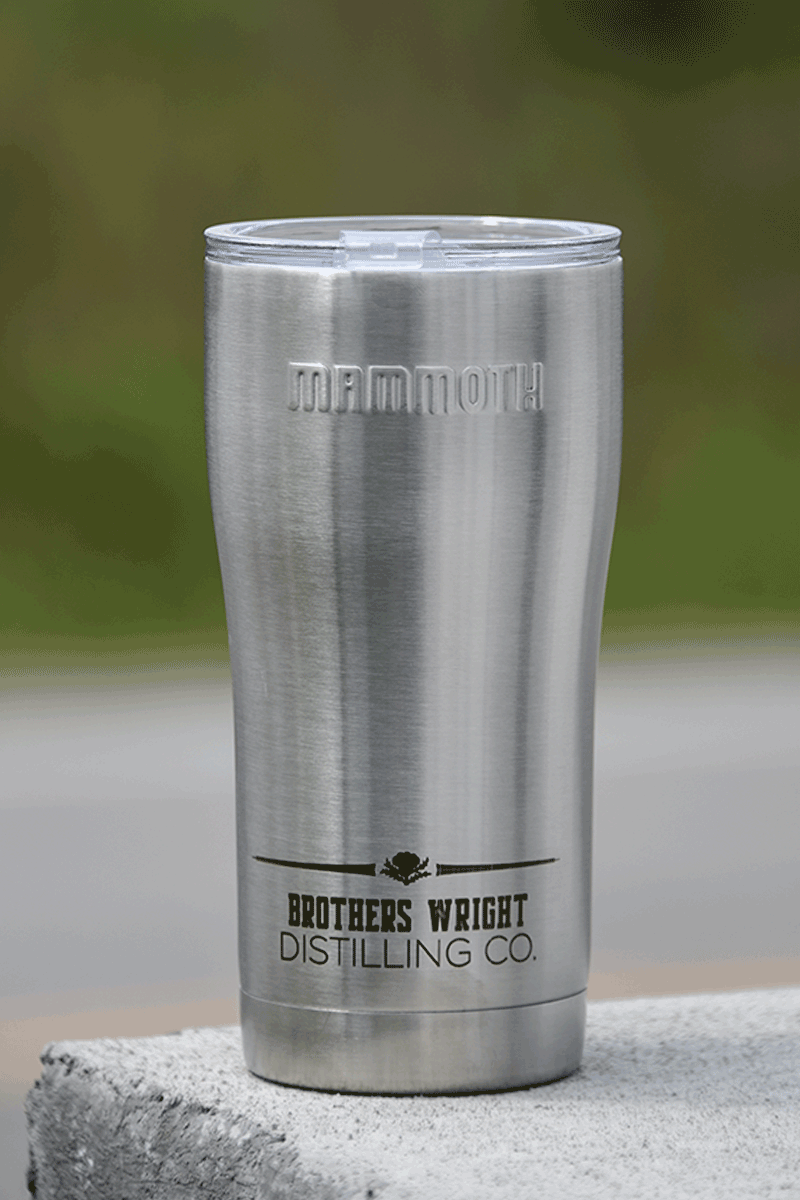 Brothers Wright Distilling Co. 20 oz Mammoth Rover Tumbler Stainless Steel